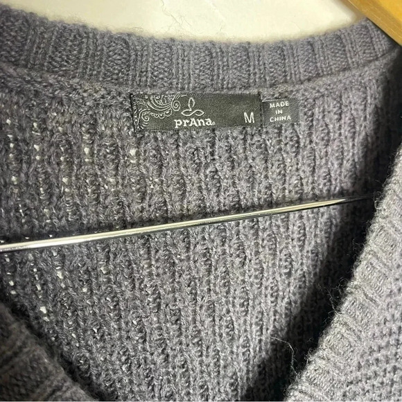 Prana Gray Tunic Sweater Gray Size Medium - Picture 6 of 7